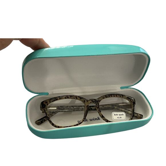 Kate Spade Tabby 50MM Square Reading Glasses 2.5 New1